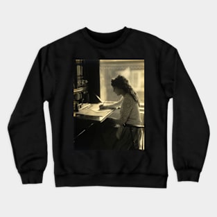 Mary Pickford Writing Crewneck Sweatshirt